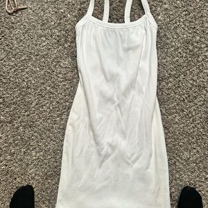 White Sleeveless Dress